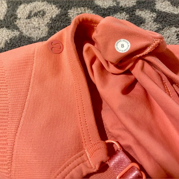 Lululemon Raspberry Cream Ebb To Street Bra C/D Cup - Picture 5 of 5